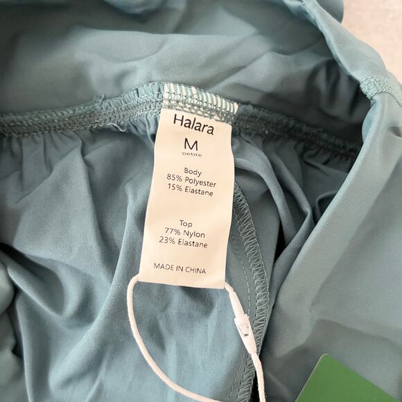 Halara Pants Womens Medium Breezeful High Waist Palazzo Flowy Wide Leg Blue NWT - Picture 10 of 10